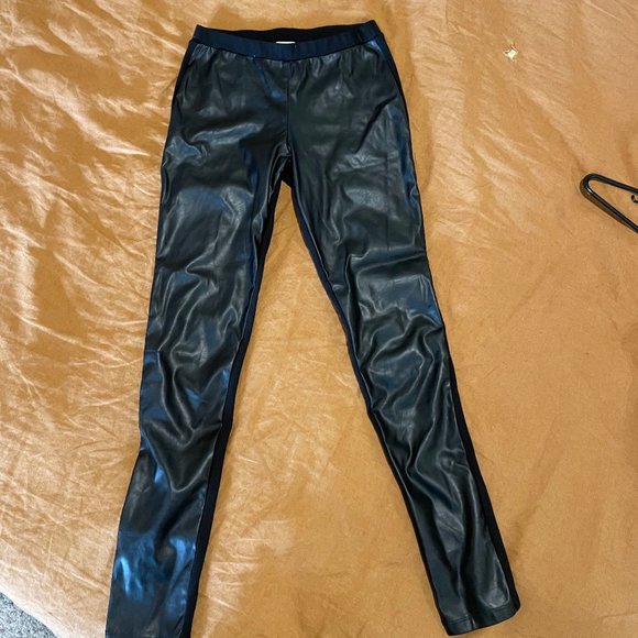 Michael Kors Faux Leather Leggings - Picture 1 of 4